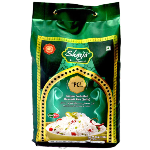 Shazia Parboiled Basmati Rice - 5 kg