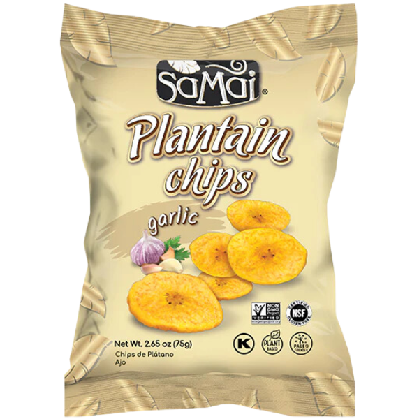 Samai Plantain Chips Garlic - 75 g
