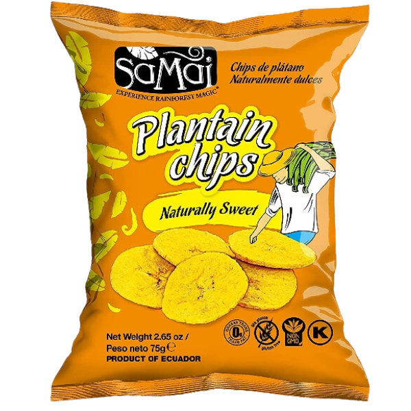 Samai Plantain Chips Sweet - 75 g