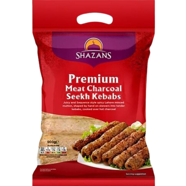 Lahori Meat Charcoal Seekh Kebab (15 pcs) - 900 g