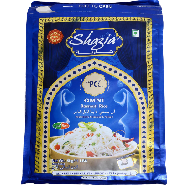 Shazia Omni Basmati Rice - 5 kg