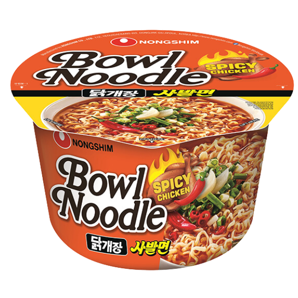 Spicy Chicken Noodle Bowl - 100g Nongshim