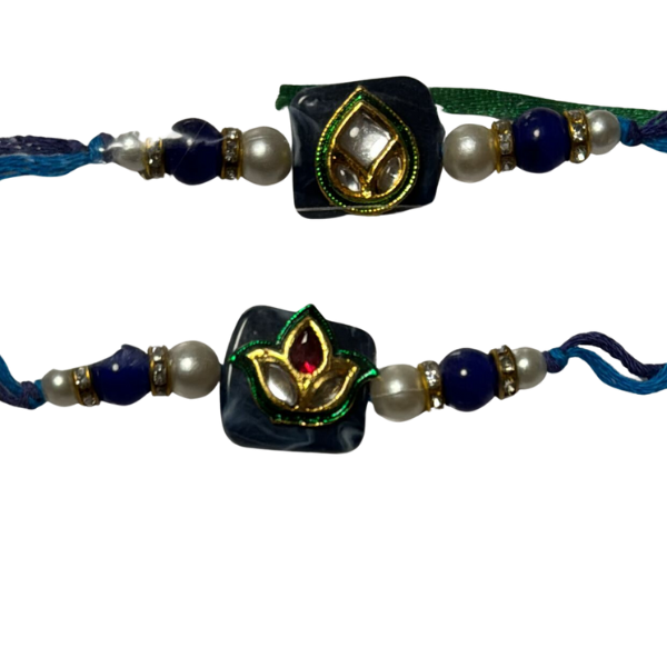 Stone Bracelet Rakhi- 1 Pc