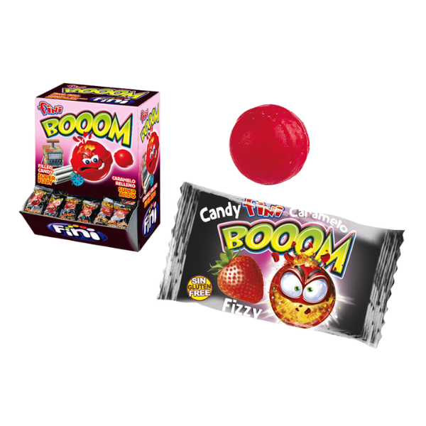 Finiboom Strawberry Fizzy Candy 1 pc