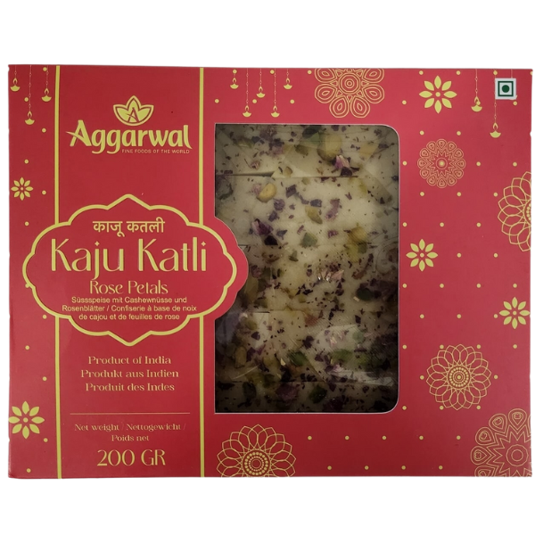 Fresh Kaju Katli with Rose Petals - 200 g