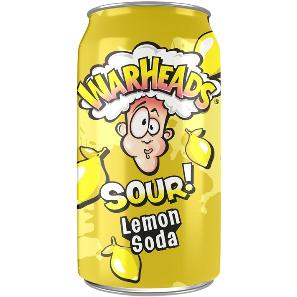 Warheads Lemon Soda - 355 ml