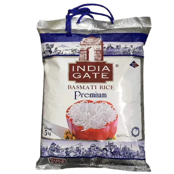 India Gate Premium Extra Long Basmati Rice - 5kg
