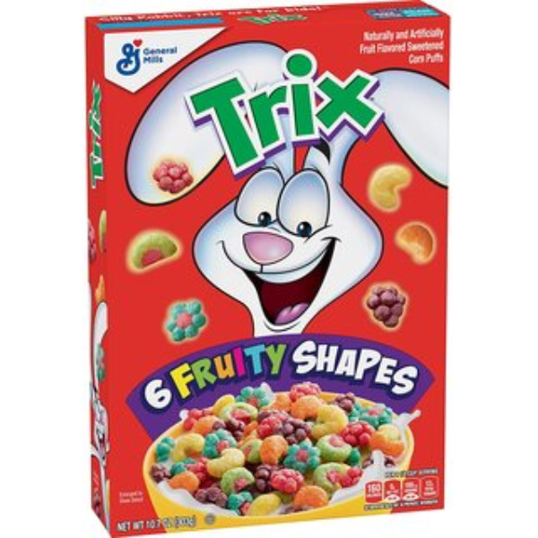 Trix 6 Fruity Shapes Cereal - 303 g