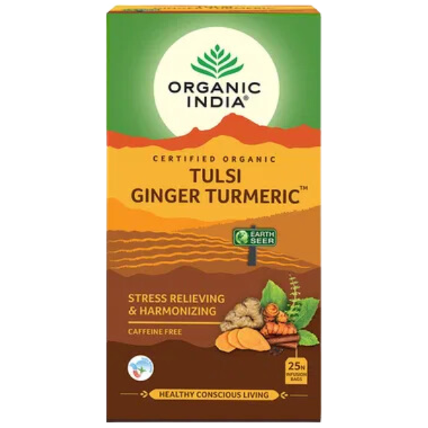 Tulsi Green Tea Ginger Turmeric - 25 Teabags