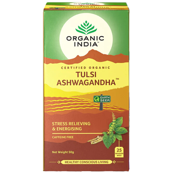 Tulsi Green Tea Ashwagandha - 25 Teabags