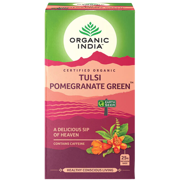 Tulsi Green Tea Pomegranate - 25 Teabags