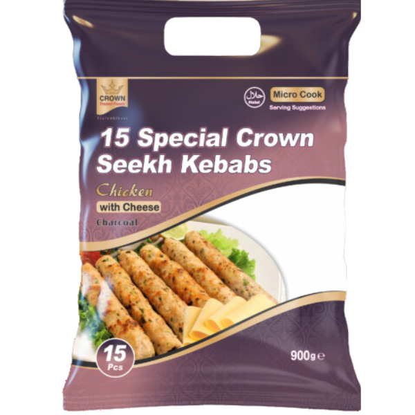 Crown Special Seekh Kebab Chicken - 900g