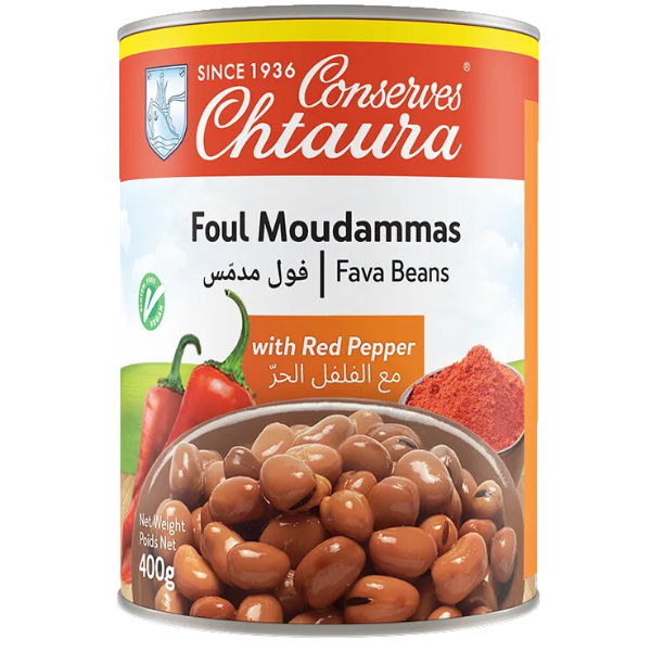 Fava Beans Foul Moudammas with Red Pepper - 400 g