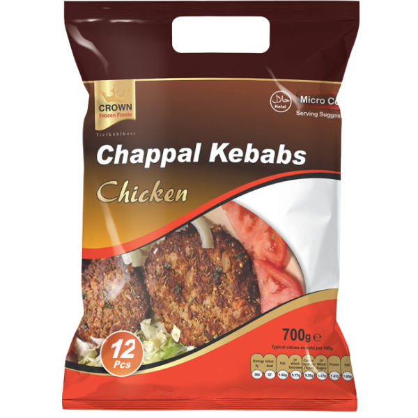 Crown Chappal Kebab Chicken - 700g