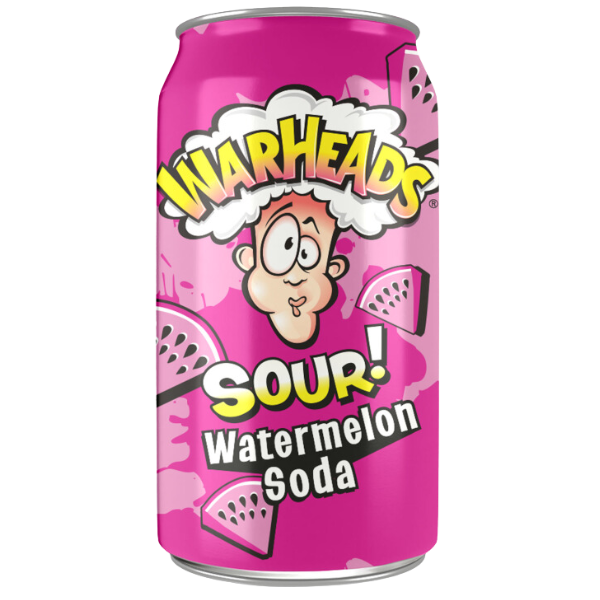 Warheads Sour Watermelon Soda - 355 ml
