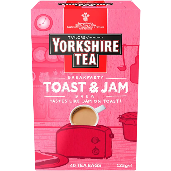 Yorkshire Tea Toast & Jam Brew - 40 bags