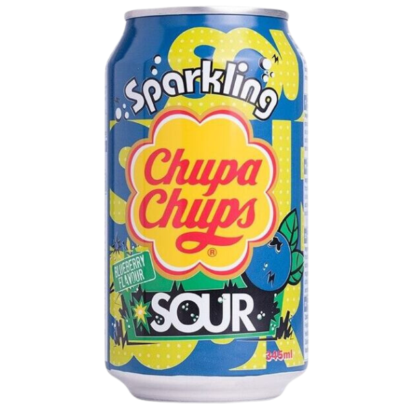 Chupa Chups Drink Sour Blueberry Flavour -  345 ml