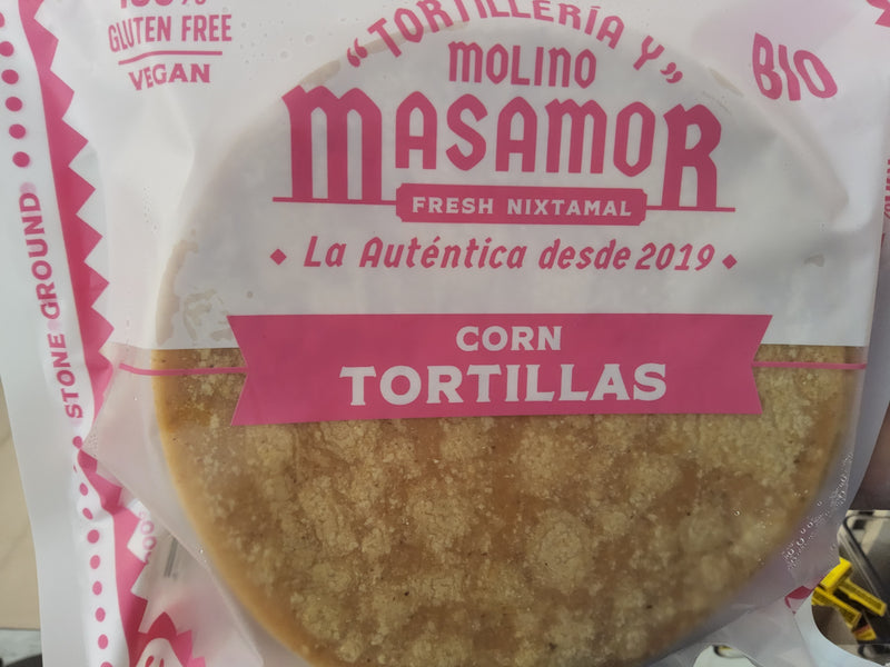 Fresh Corn Tortillas 14 cm Masamor - 500 g