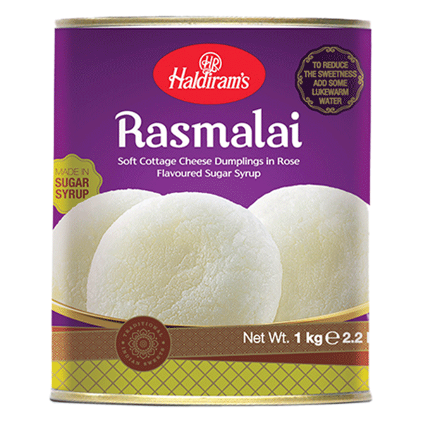 Rasmalai (12 pcs) in Tin