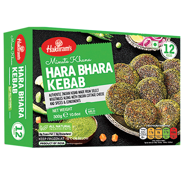 Hara Bhara Kebab (12 pcs) Frozen