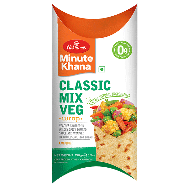 Desi Wraps Classic Mix Vegetable Frozen