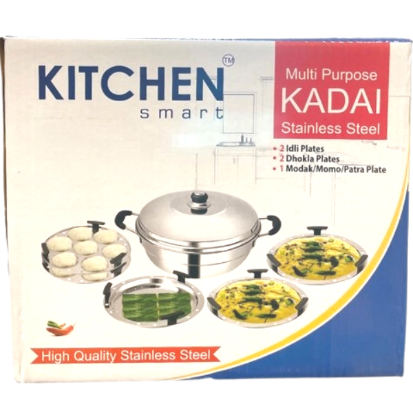Household Multi Kadai Comby Large 5 Plates
