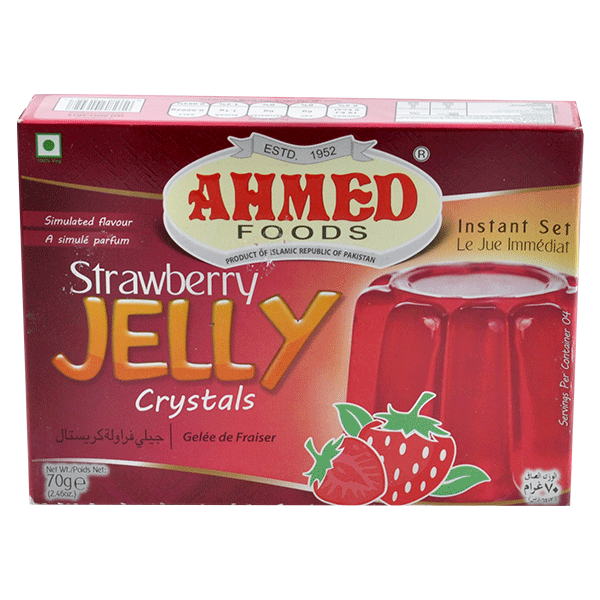 Jelly Strawberry Crystal Ahmed - 70 g
