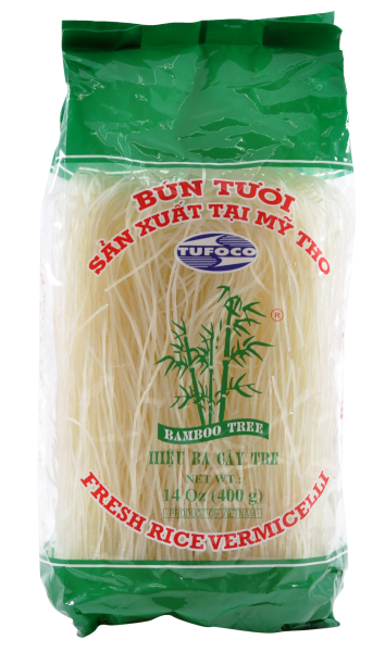 Bun Tuoi Fresh Rice Vermicelli - 400 g