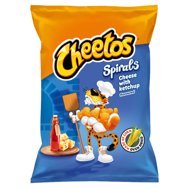Cheetos Spirals Cheese Ketchup - 130 g