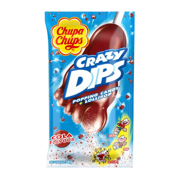 Crazy Dips Popping Lollipop Cola - 1 Pc