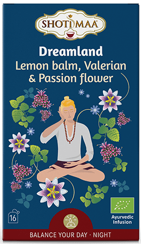 Dreamland (Schöne Träume) - Lemon balm, Valerian & Passion Flower - 16 teabags