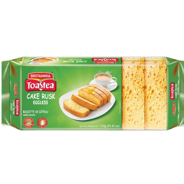 Britannia Eggless Cake Rusk - 500 g