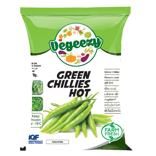 Green Chilli Frozen - 340 g