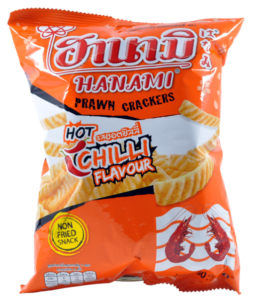 Hanami Prawn Crakers Hot Chilli - 60 g