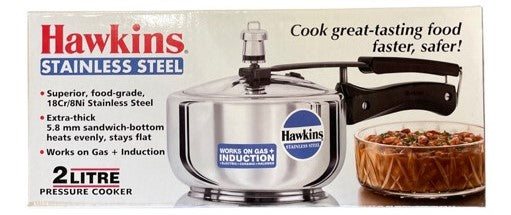 Pressure Cooker Hawkins Stainless Steel 2 Lt