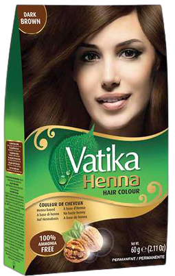 Henna (Mehndi) Dark Brown Vatika - 60 g