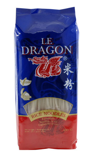 Le Dragon Rice Noodles Gluten Free Medium - 400 g