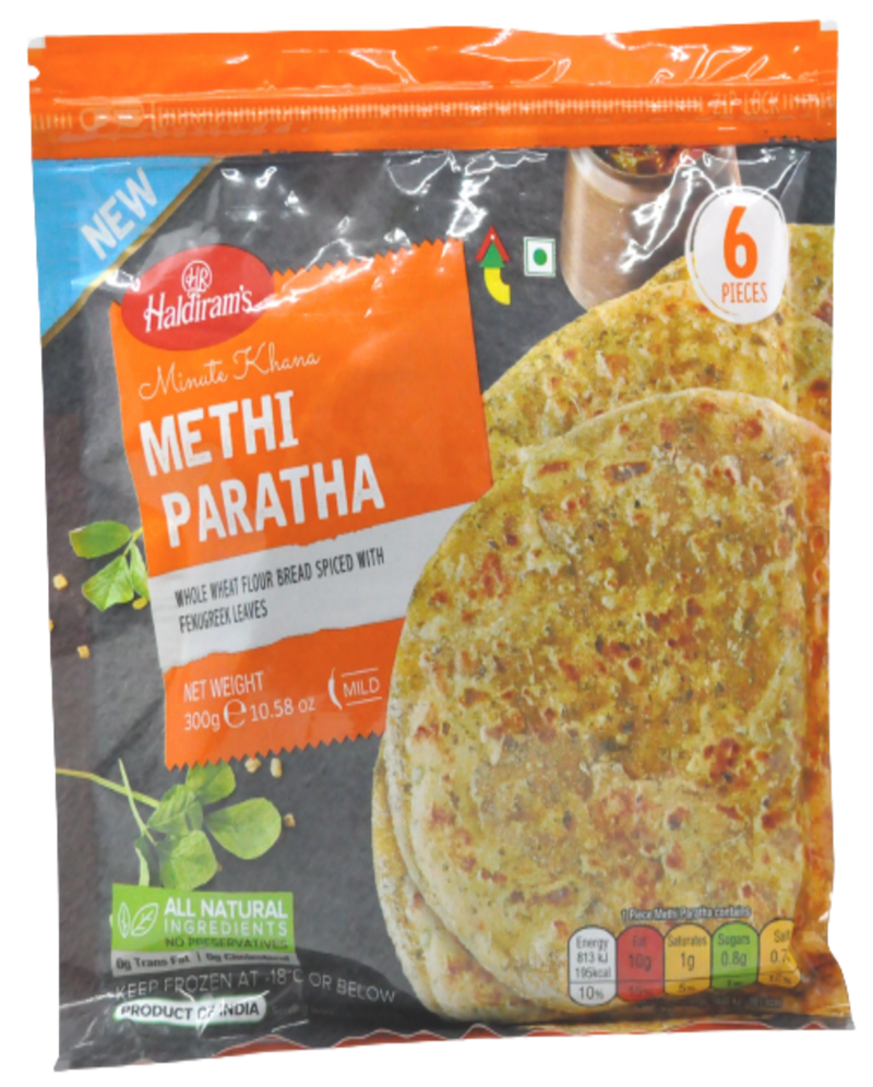 Methi Paratha 6 Stück - 300 g