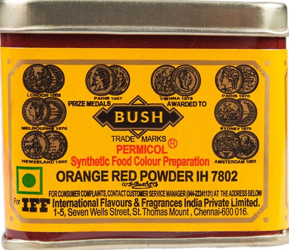 Colorant Alimentaire Orange Rouge - 50 g