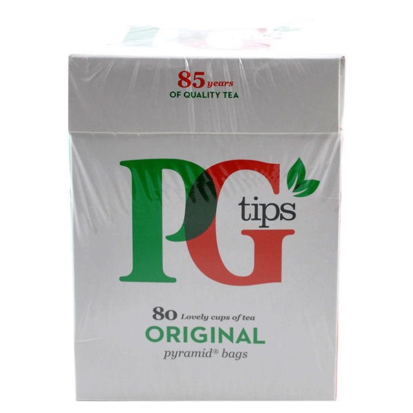 Sachets de thé PG Tips - 80 sachets