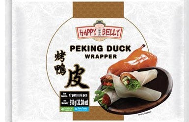 Peking Duck Wrapper - 12.5 cm - 910g