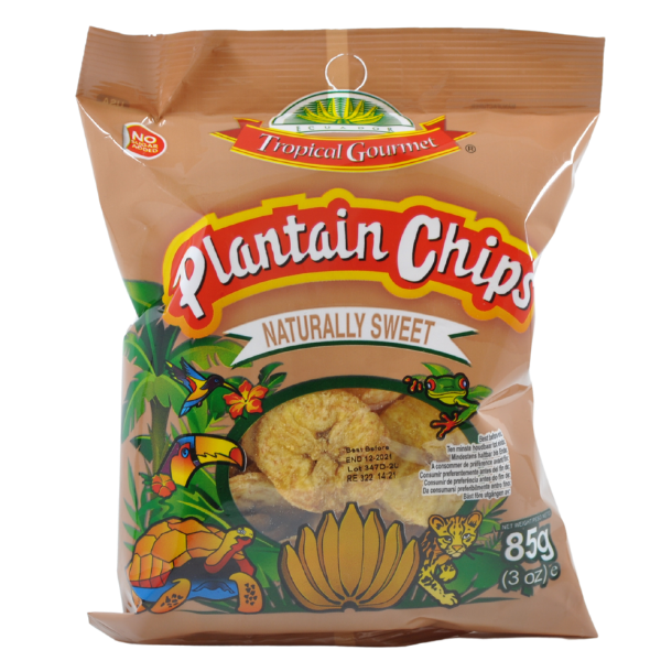 Chips de plantain sucrées - 85 g