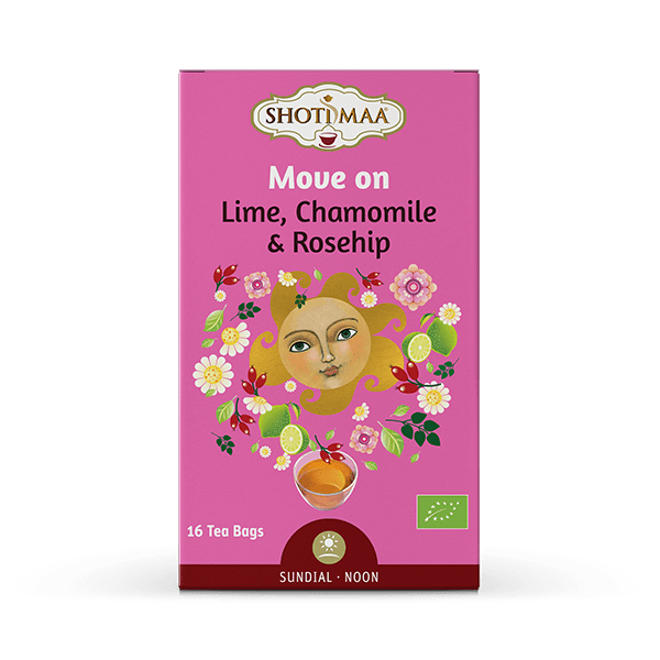 Move on (Mittagspause) - Lime, Chamomile & Rosehip - 16 teabags