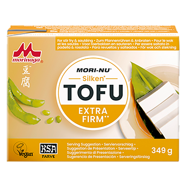 Tofu Extra Firm, Japanese Style (Orange) - 349 g Silken Extra Firm 
