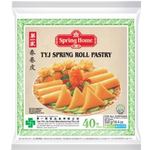 Spring roll pastry sheet - 215mm - 550 g