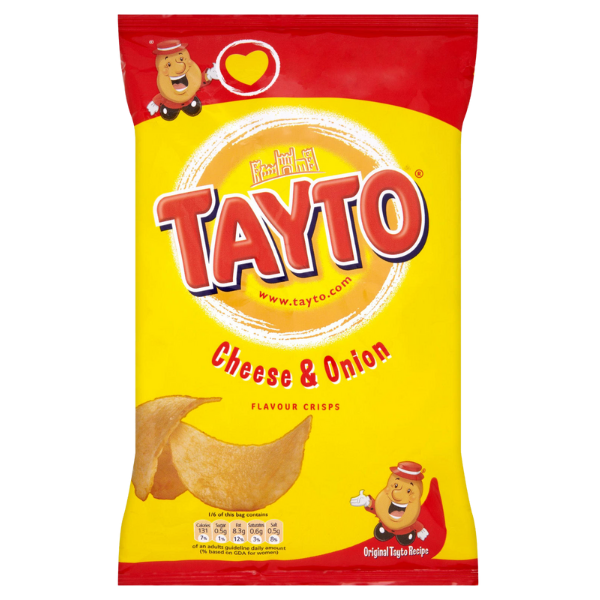 Tayto Cheese & Onion Crisps - 32.5g