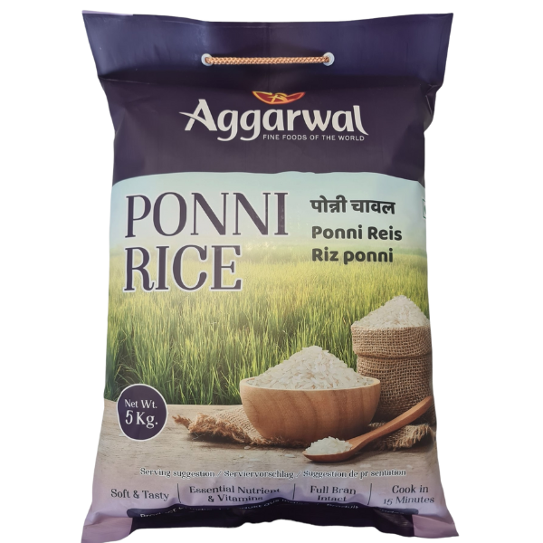 Ponni Gekochter Reis - 5 kg