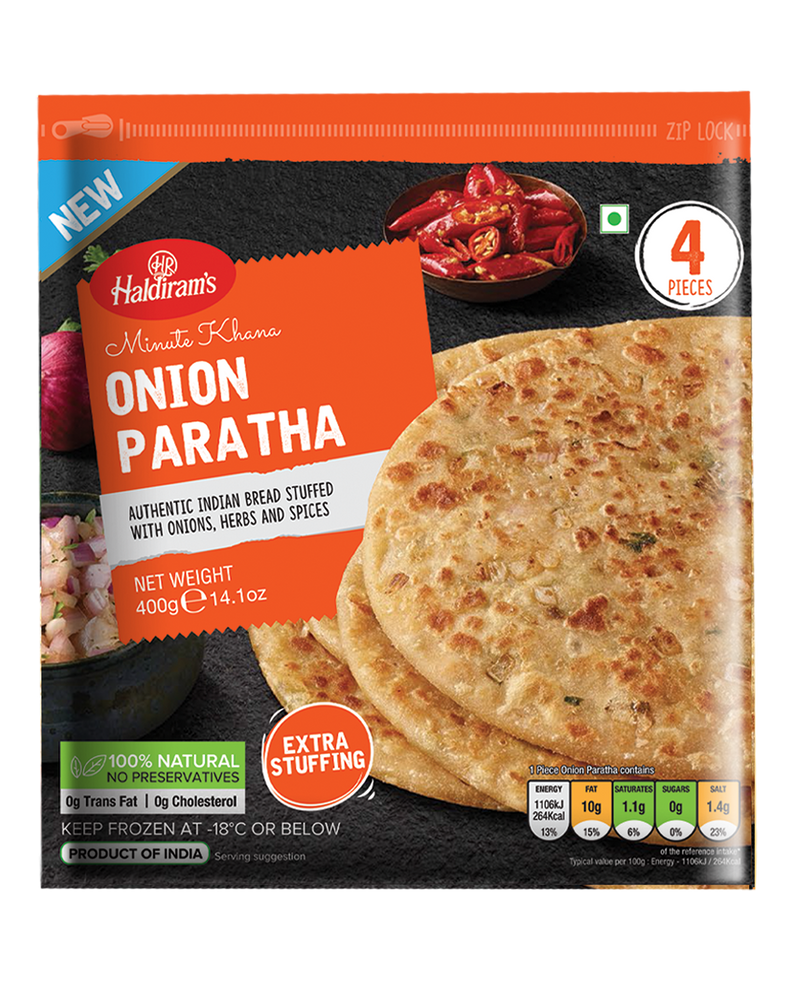 Onion Parantha 4 pcs 